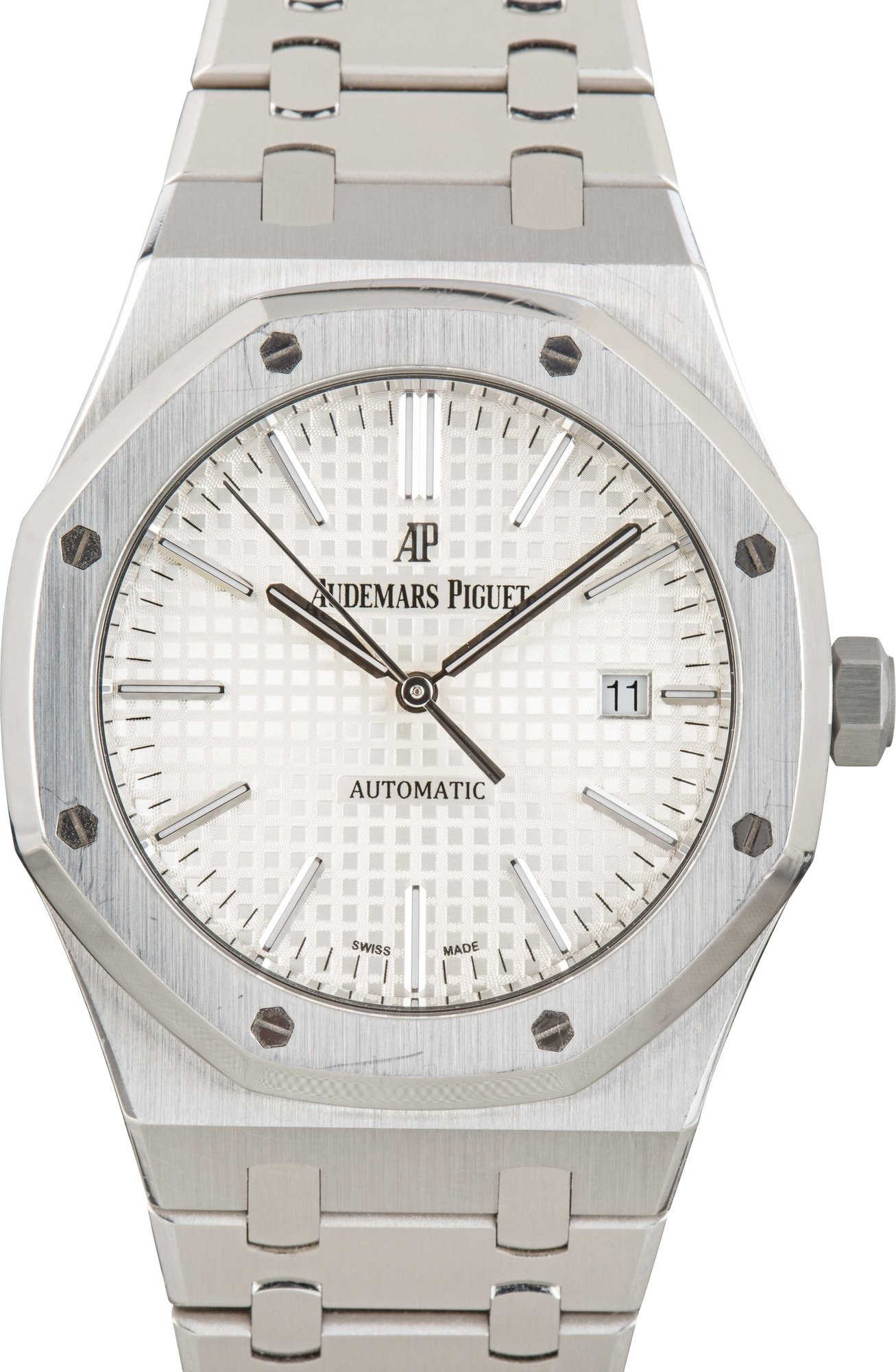 Audemars Piguet Royal Oak White Grand Tapisserie Dial