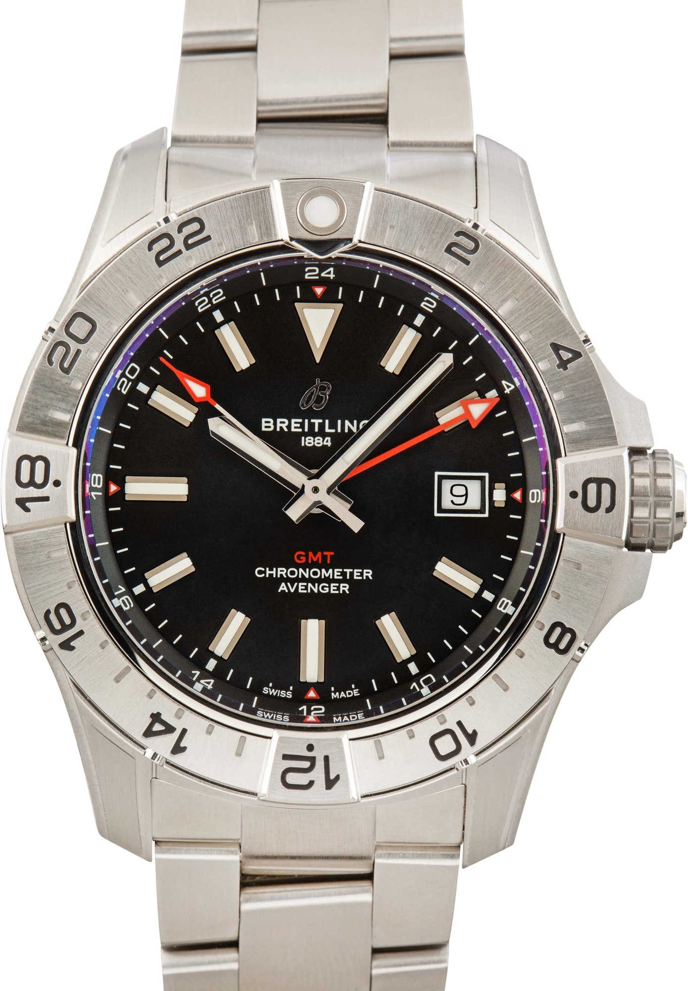 Breitling Avenger Automatic GMT 44 Black Dial