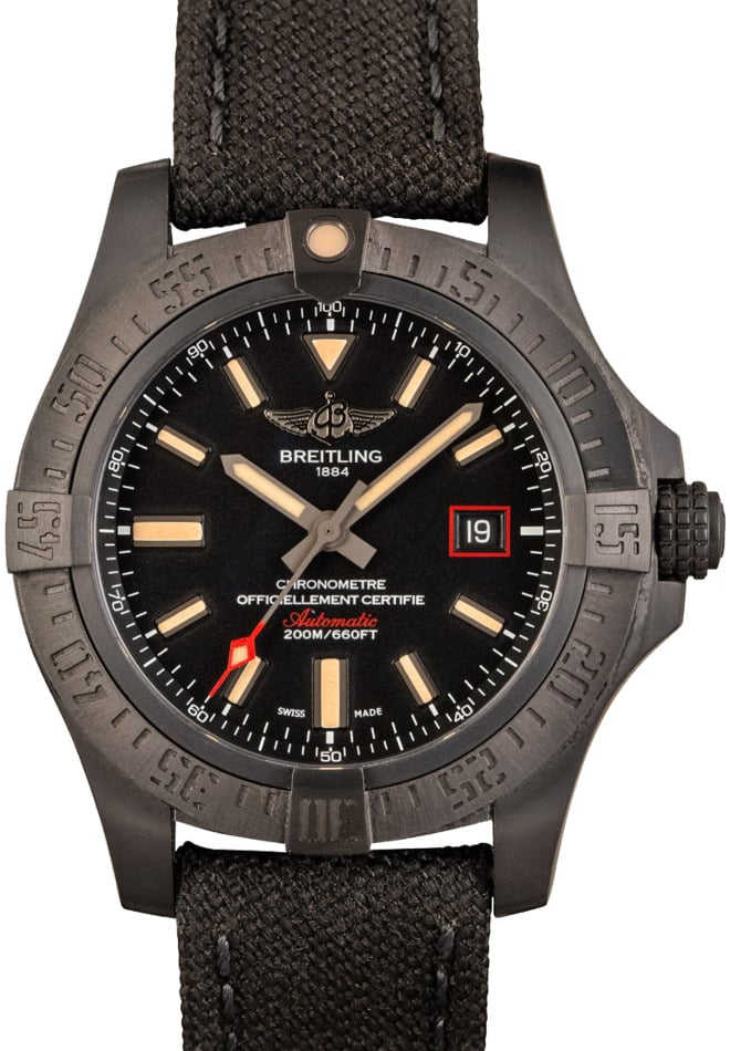 Mens Breitling Avenger Blackbird