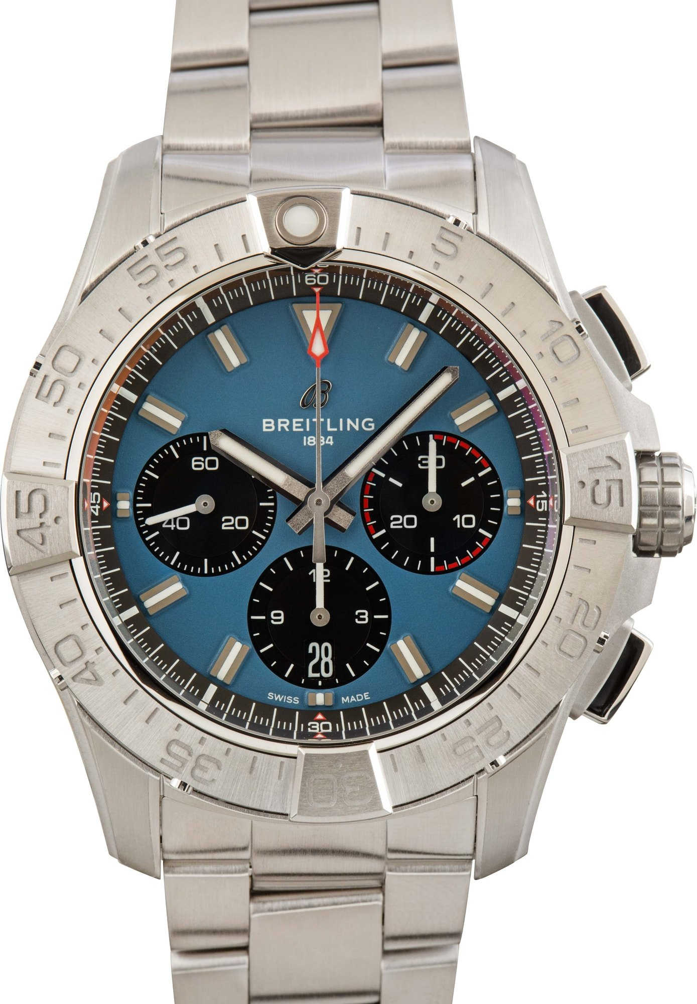 Breitling Avenger B01 Chronograph 44 Blue Dial Stainless Steel