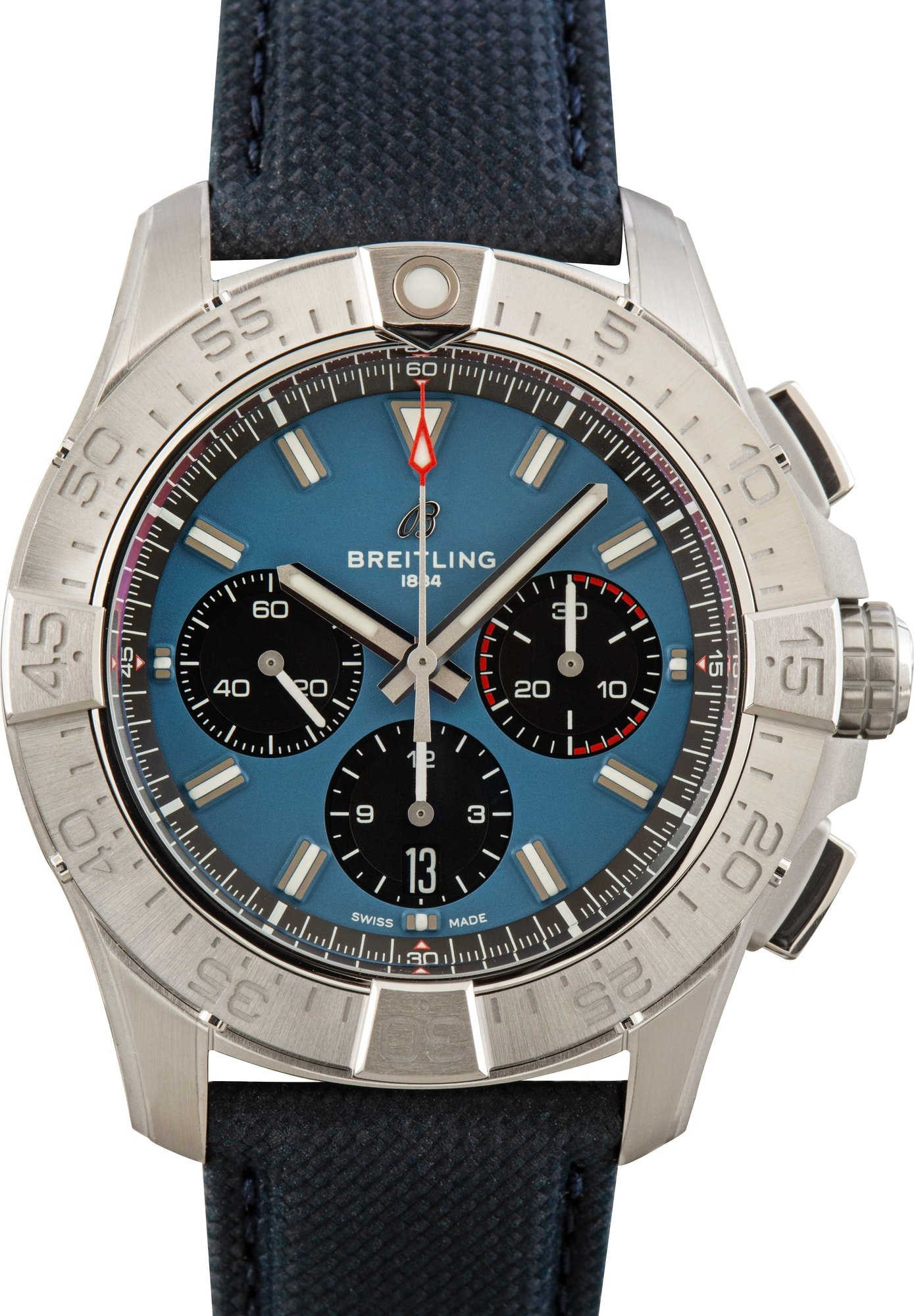 Breitling Avenger B01 Chronograph 44 Blue Dial & Strap