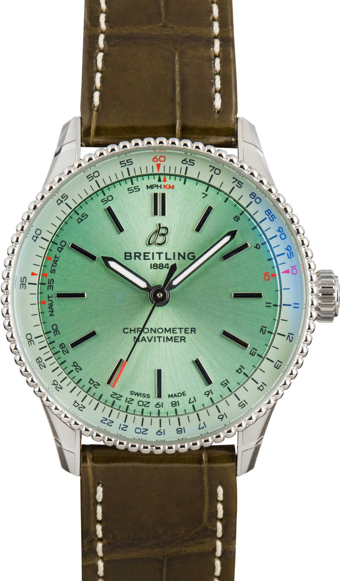 Breitling Navitimer Automatic 36 Mint Green Dial