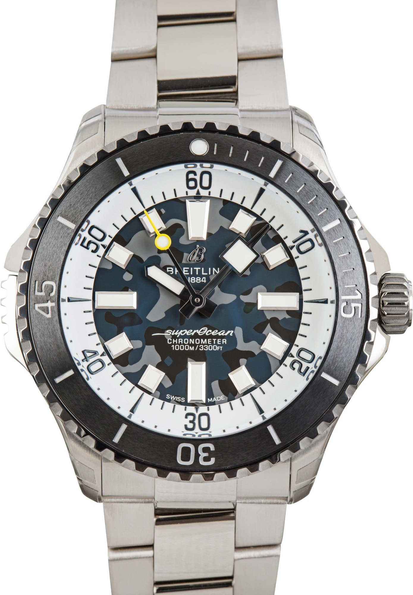 Breitling Superocean Automatic 46 Super Diver Black Dial Titanium