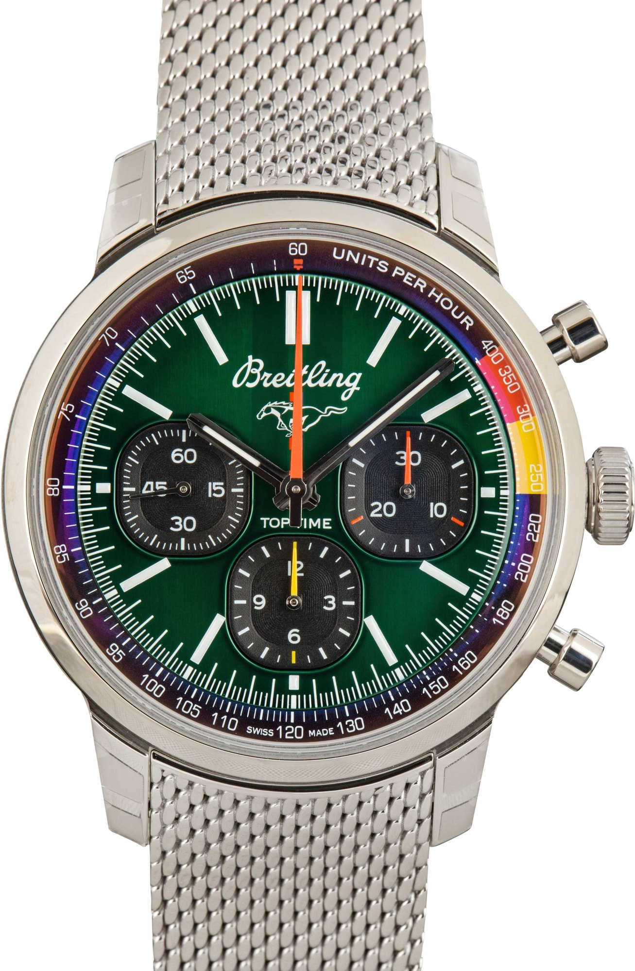 Breitling Top Time B01 Ford Mustang Green Dial