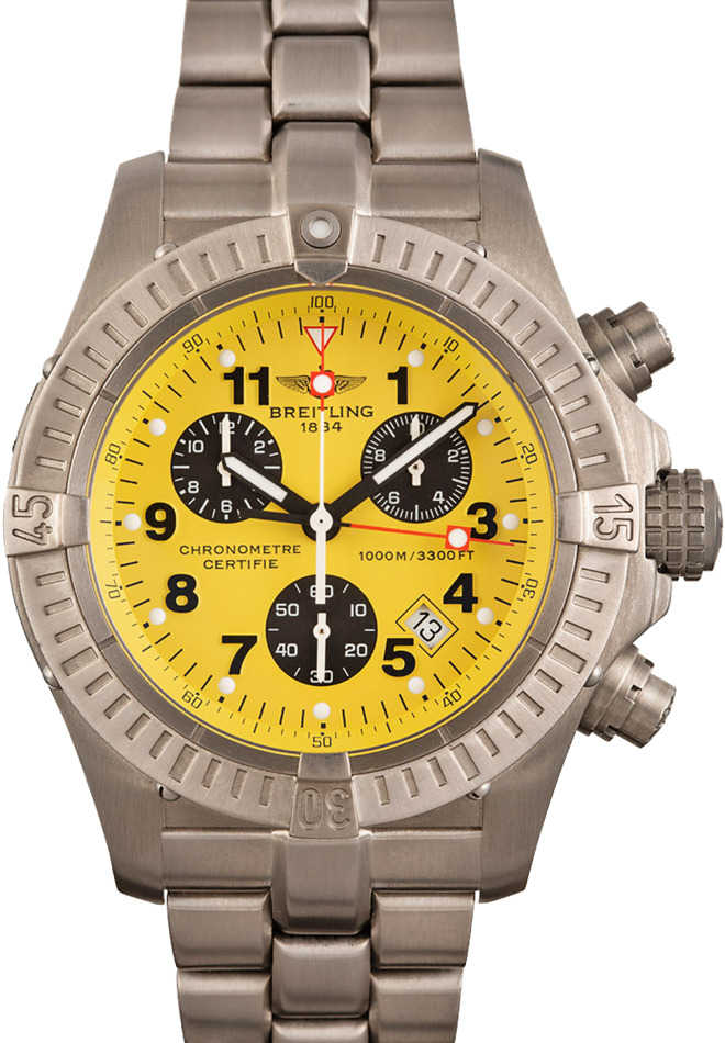 Breitling Avenger M1 Chronograph Yellow Dial