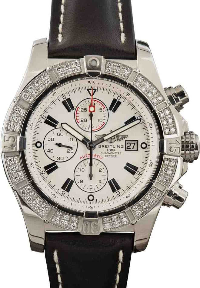 Breitling Super Avenger White Dial