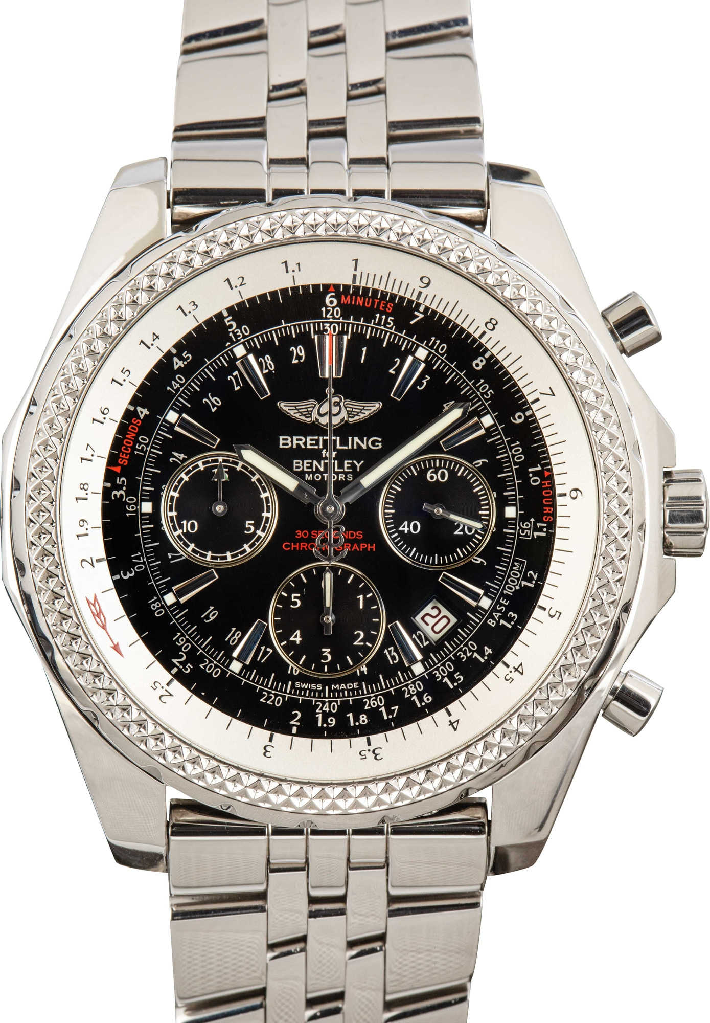 Breitling Bentley Ref A25362 Black Dial