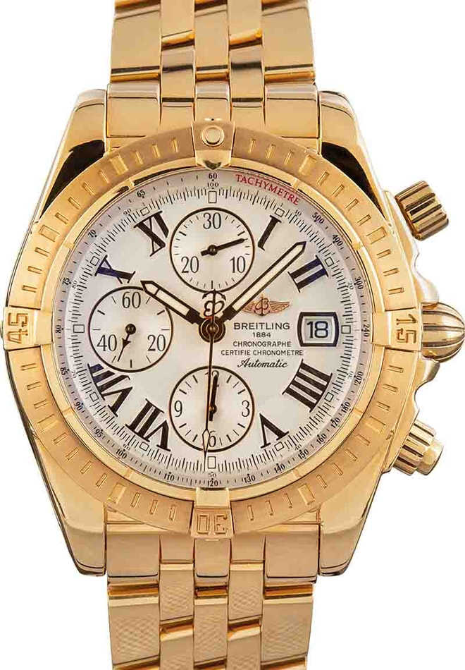 Breitling Chronomat 18k Rose Gold