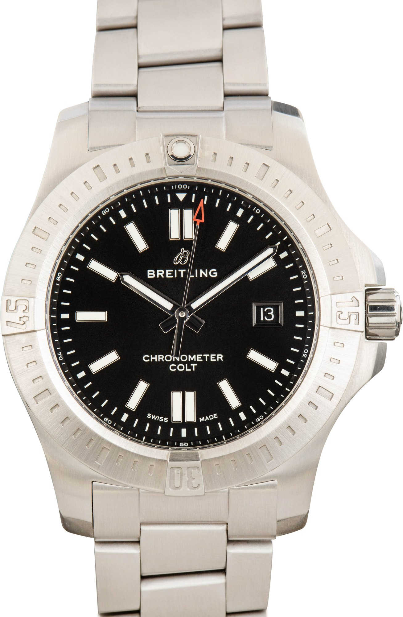 Breitling Colt Automatic A17388 Black Dial