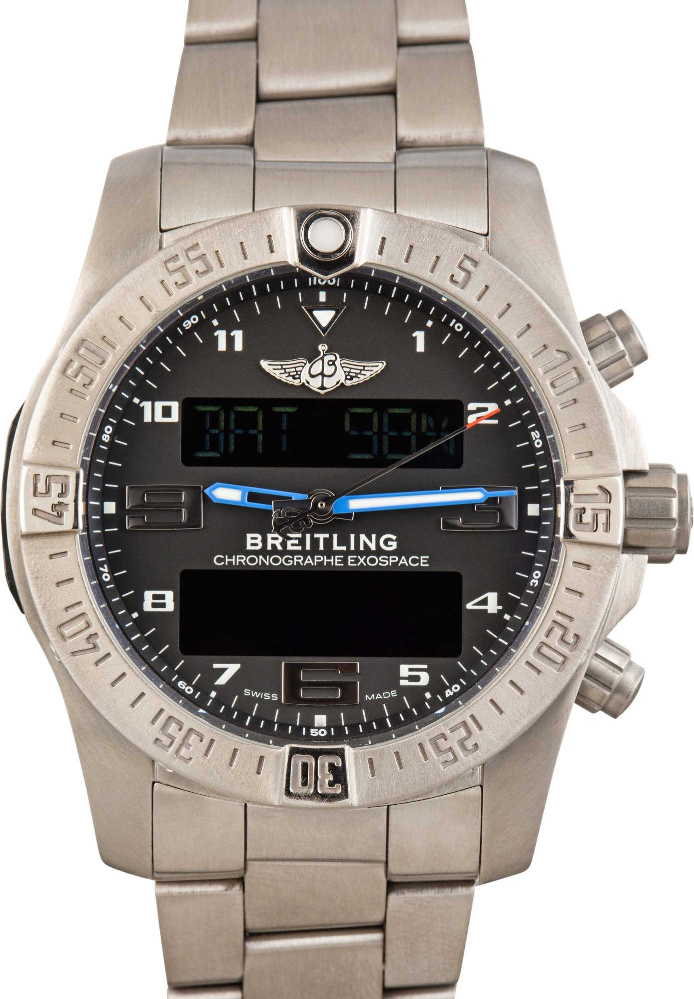 Preowned Breitling Exospace B55 Chronograph Digital Display