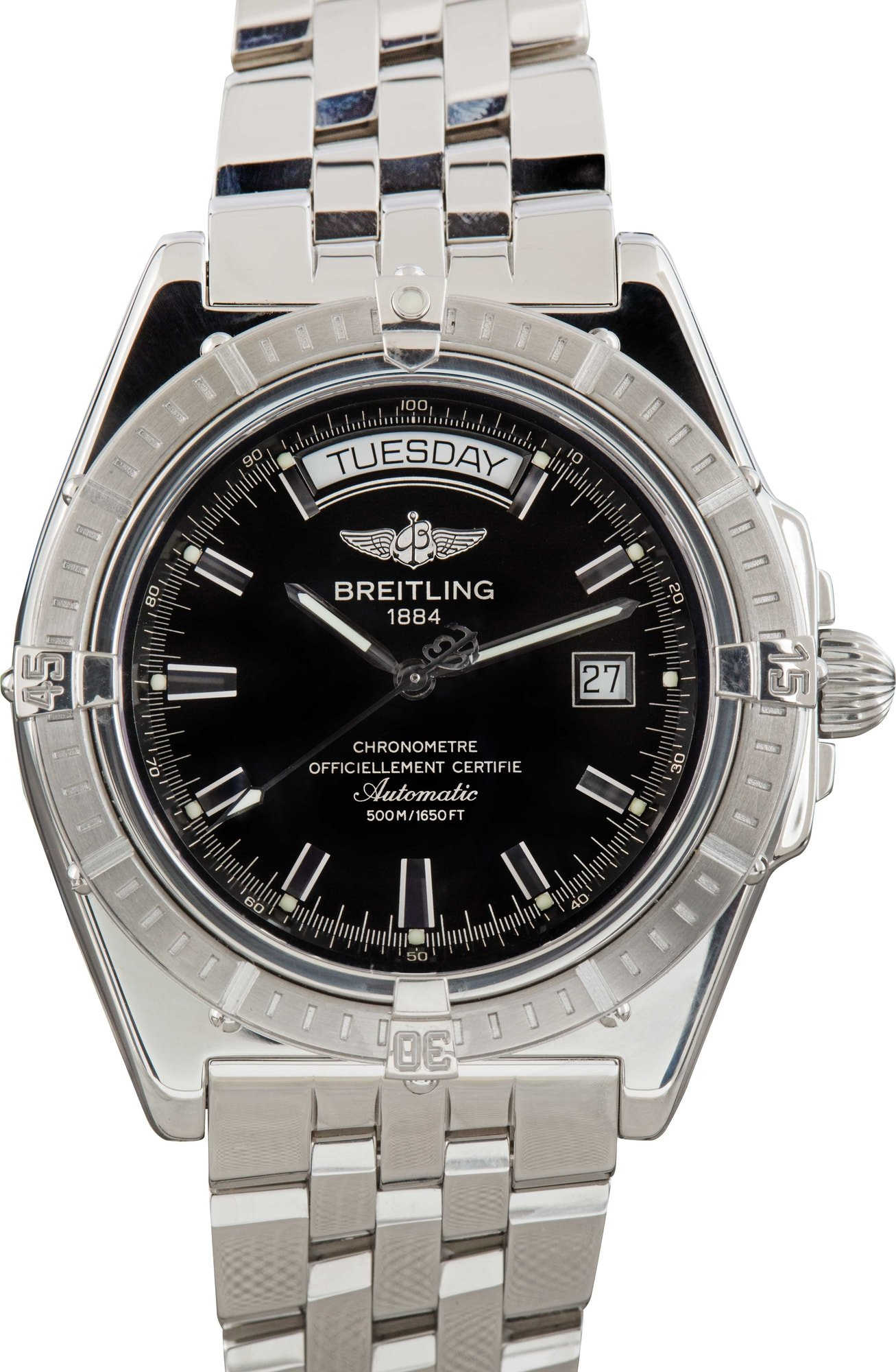 Breitling Headwind Stainless Steel Black Dial