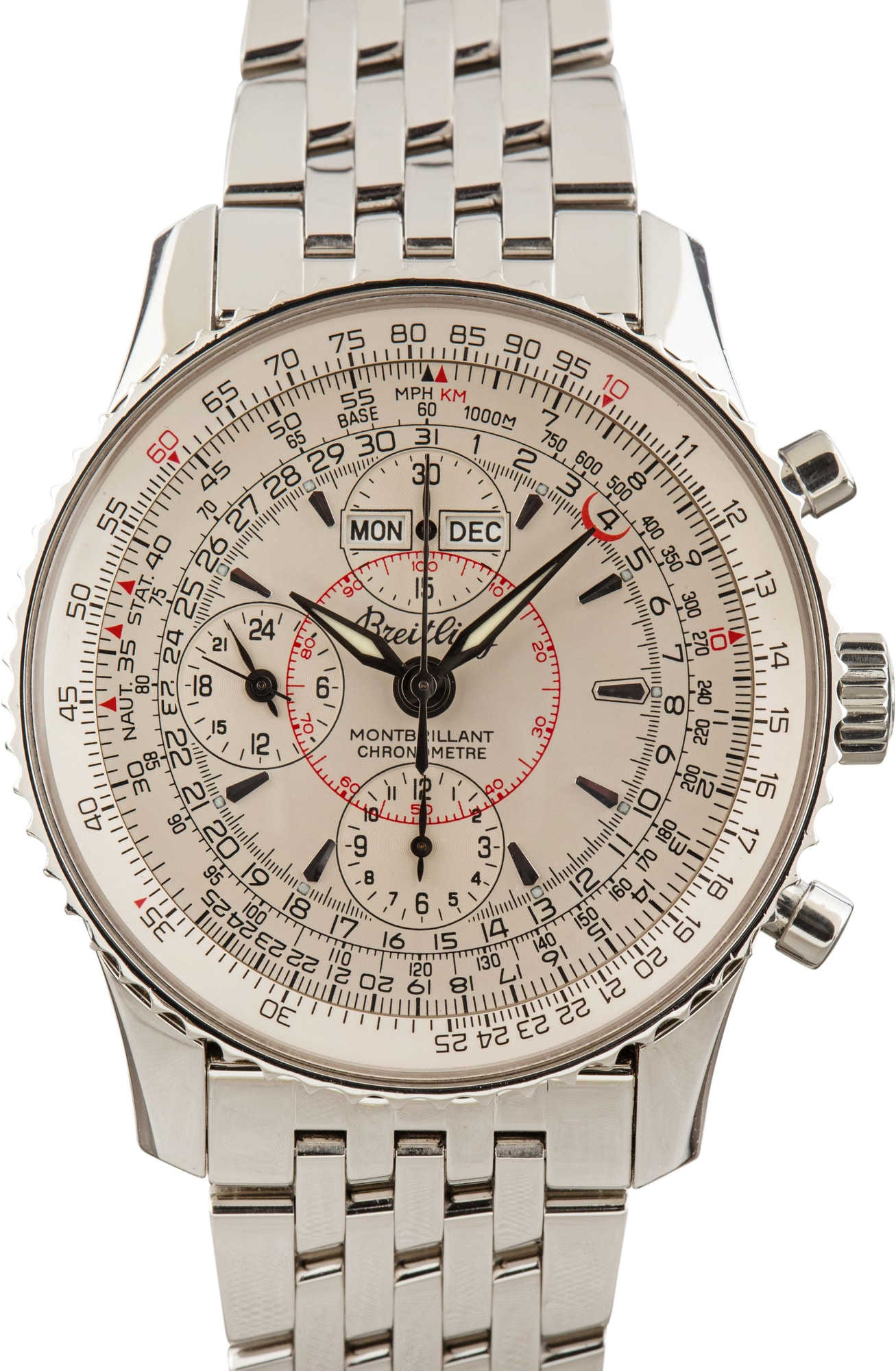 Breitling Montbrillant Datora Stainless Steel