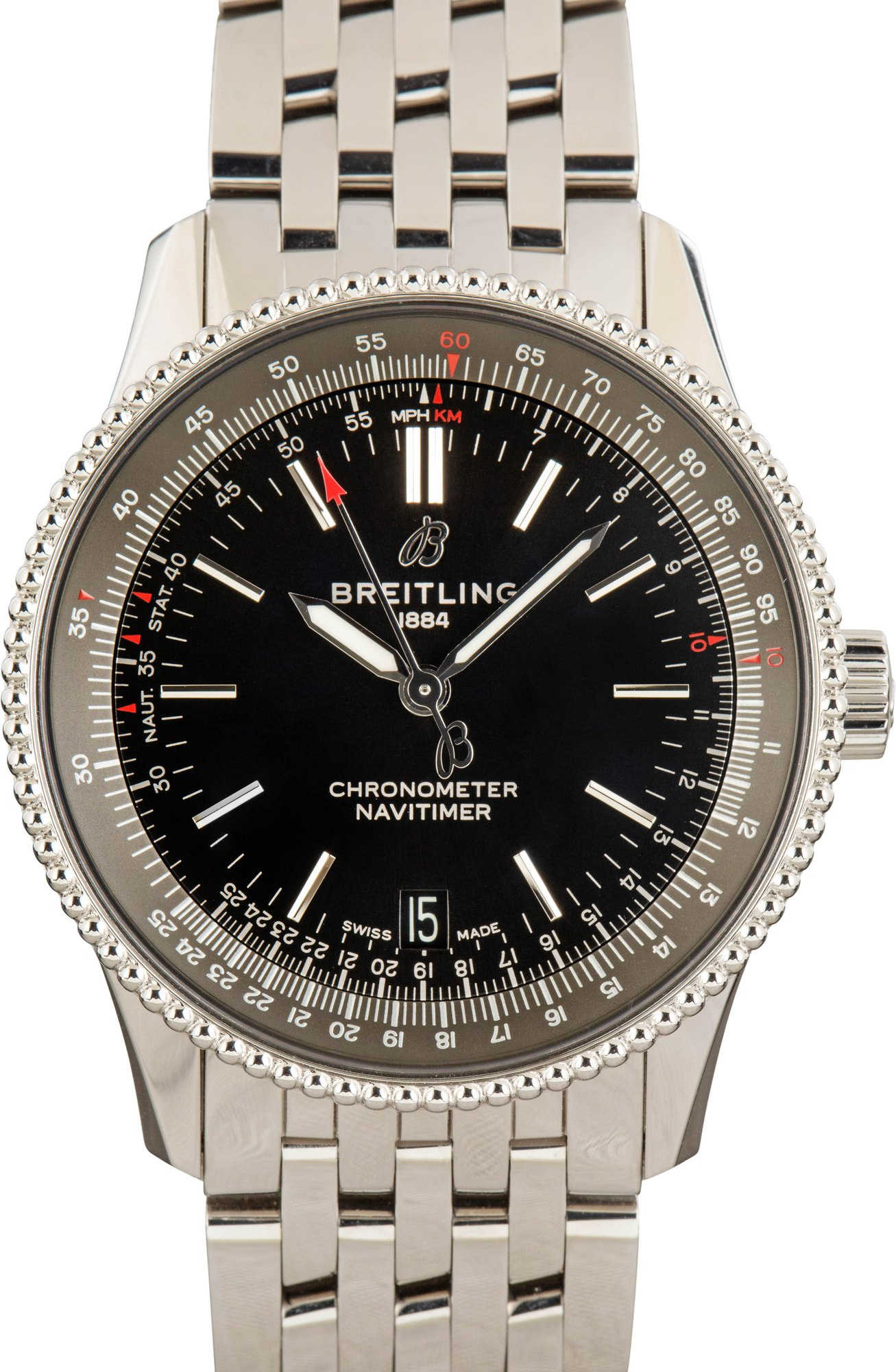 Breitling Navitimer Automatic 38 Black Dial
