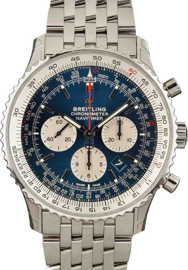 Breitling Navitimer Blue Dial