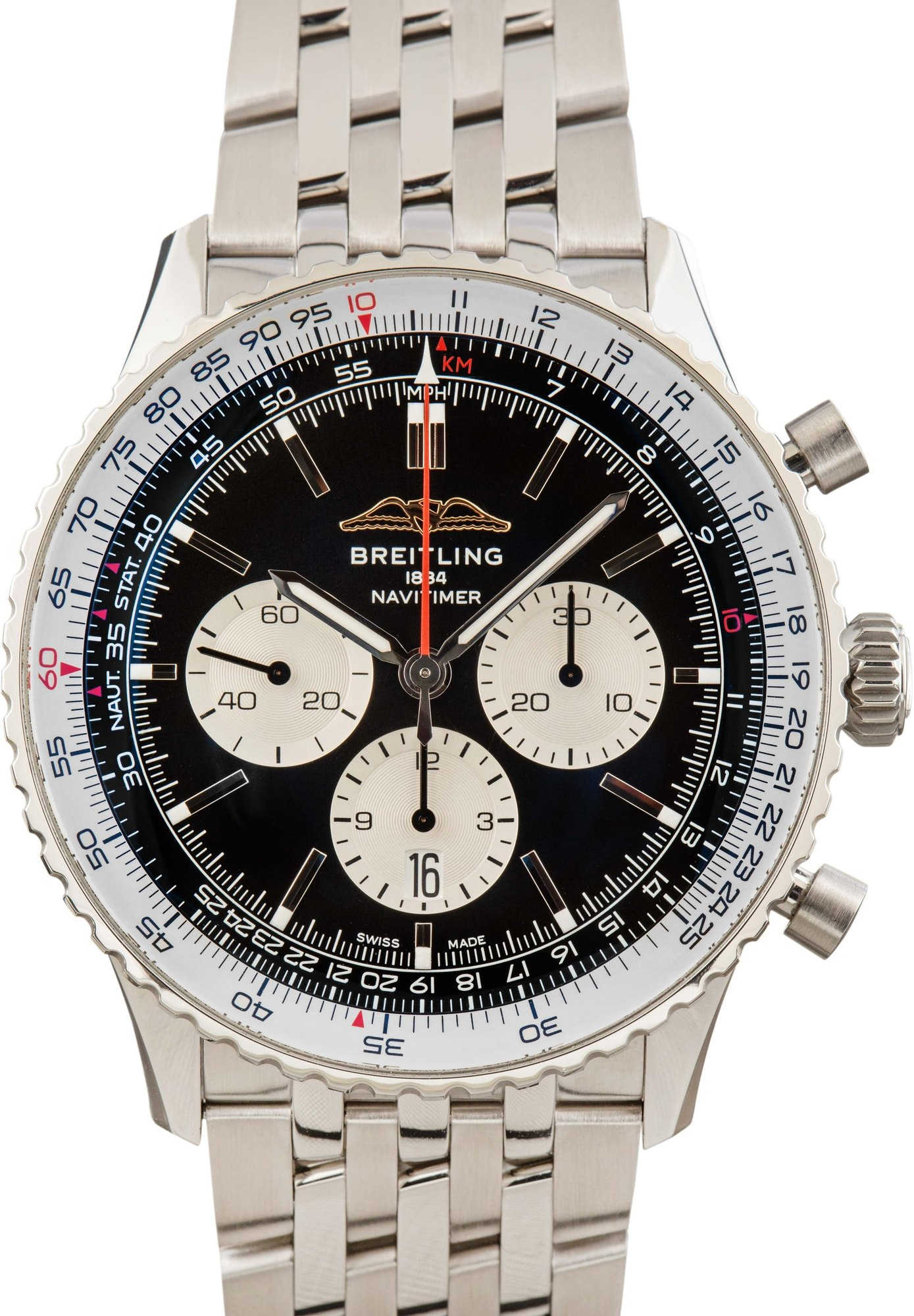 Breitling Navitimer B01 Chronograph 46 Black Dial