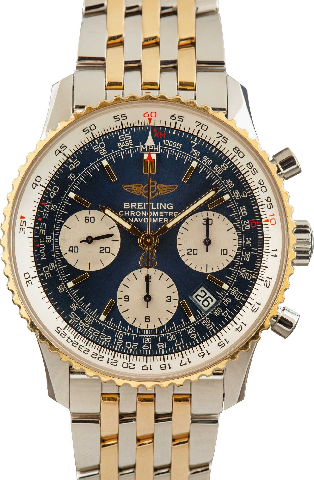 Breitling Navitimer Steel & Gold