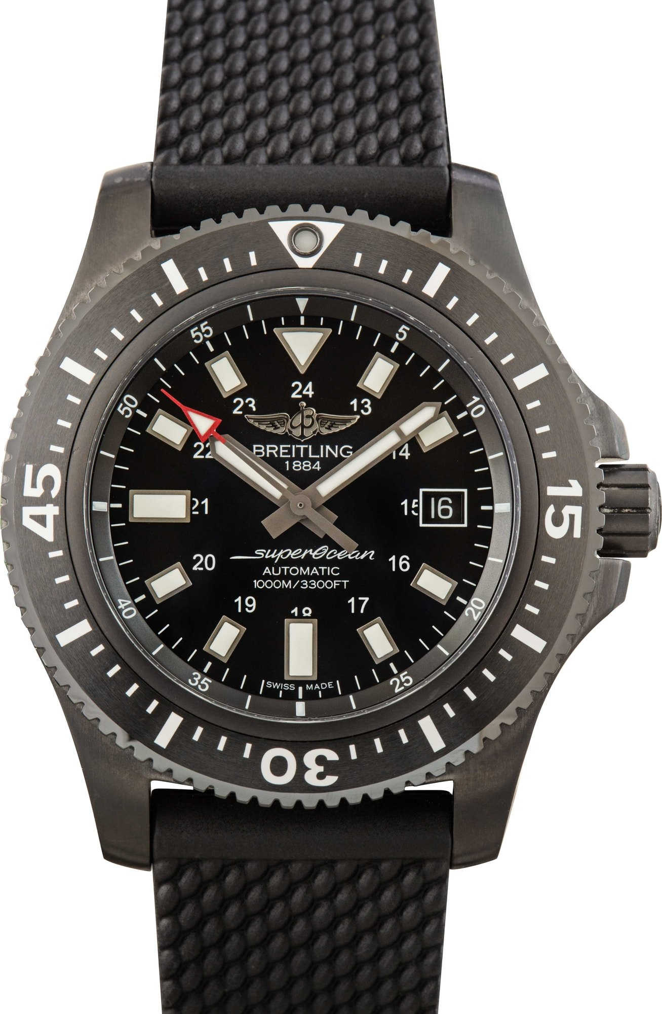 Pre-owned Breitling Superocean 44 DLC Steel