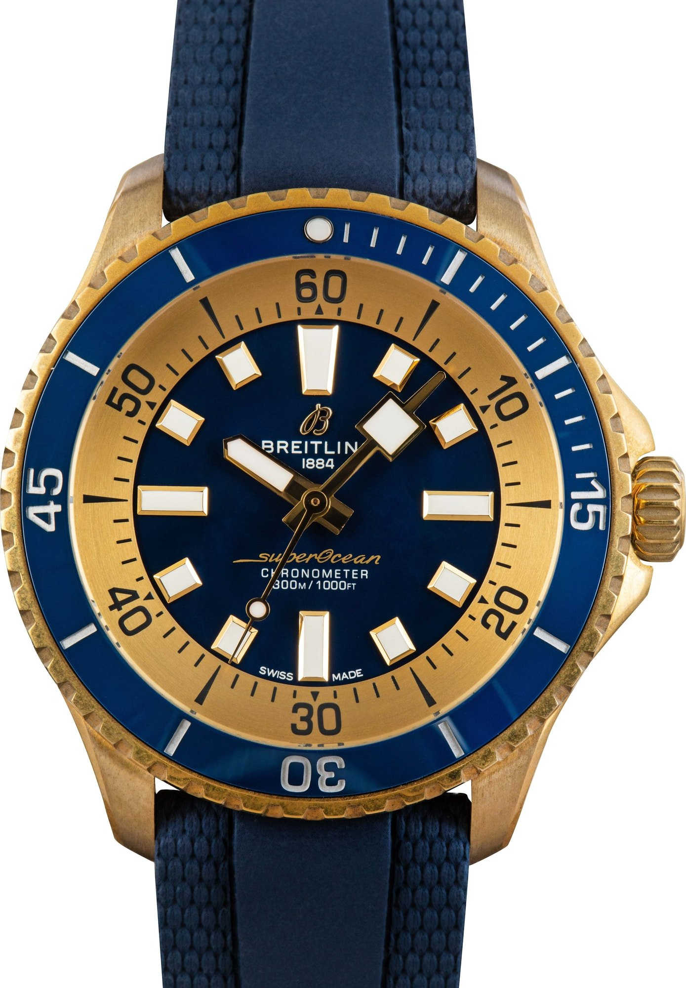 Pre-Owned Breitling Superocean 44 Blue Dial