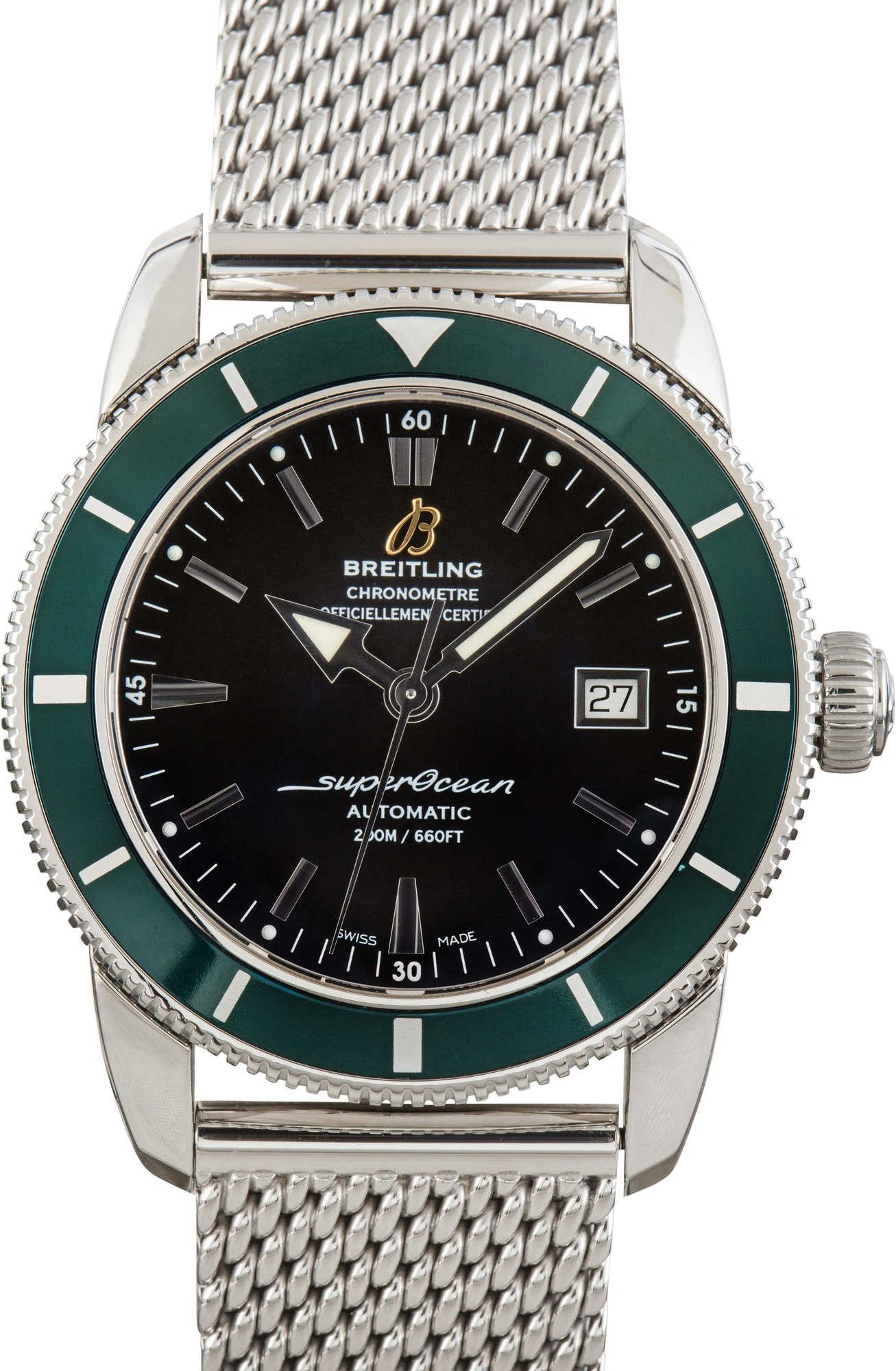 Breitling Superocean Heritage 42 Green Bezel