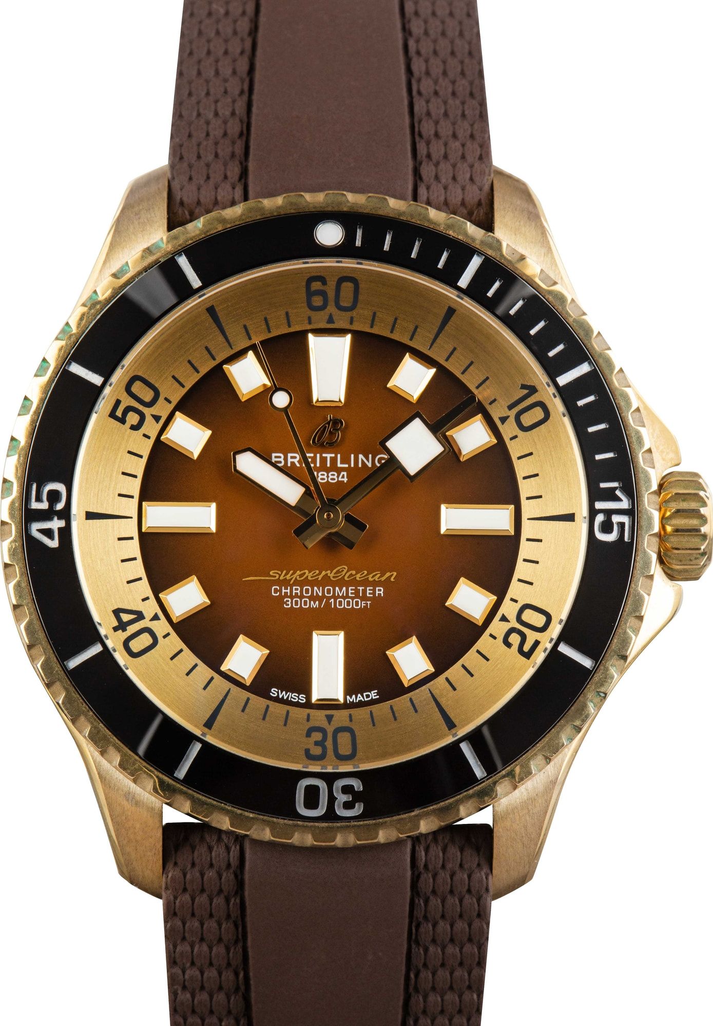 BREITLING Super Ocean Automatic 44 Watches N17376201Q1S1 cal.SW200-1 Brown Breitling Superocean Automatic 44 – The Watch Pages main image 3