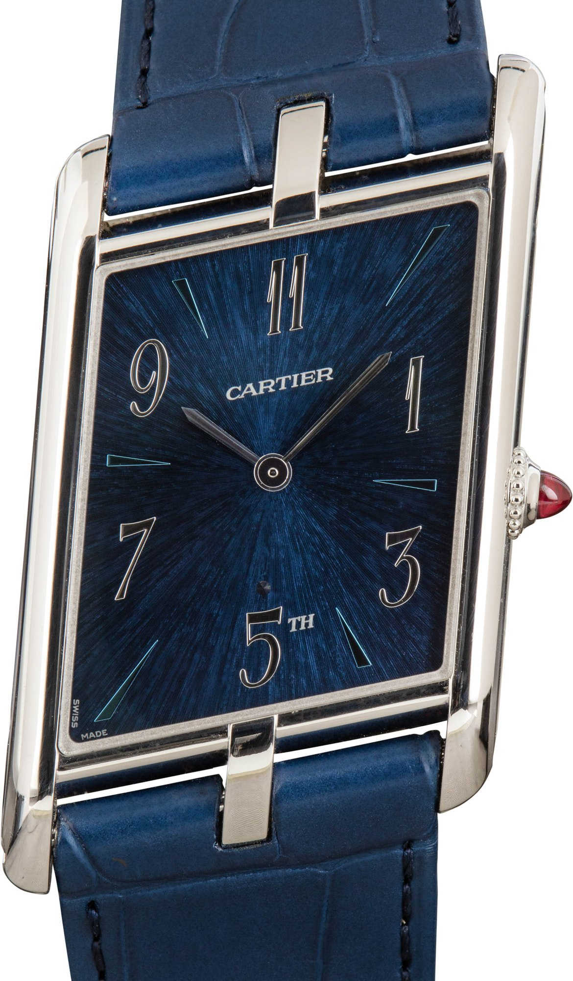 Cartier Tank Asymetrique "New York 5th Ave" Platinum