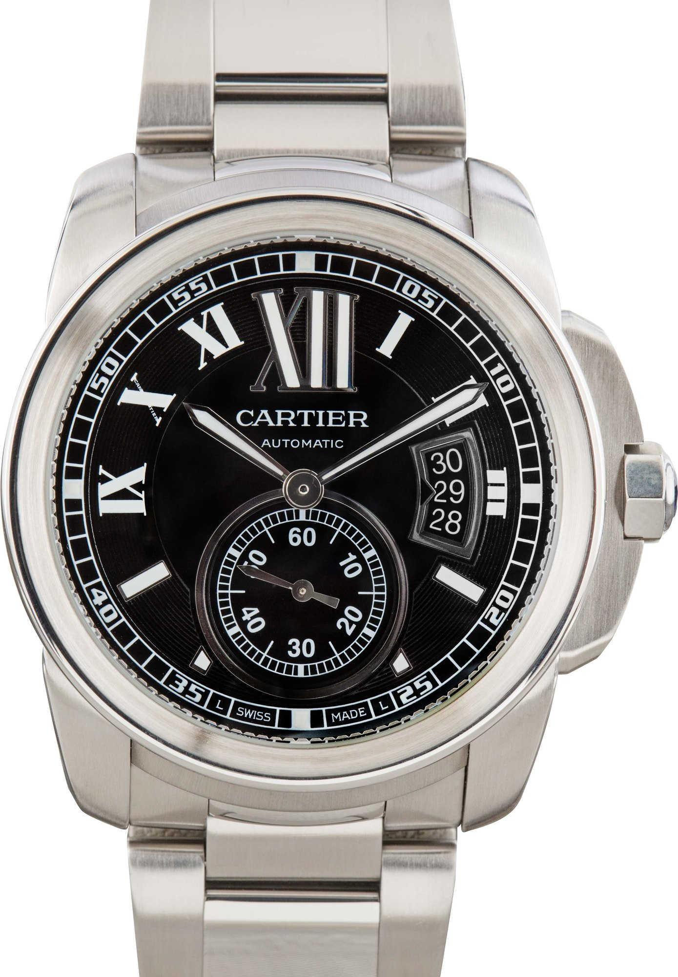 Caliber De Cartier Ref W7100016 Black Dial