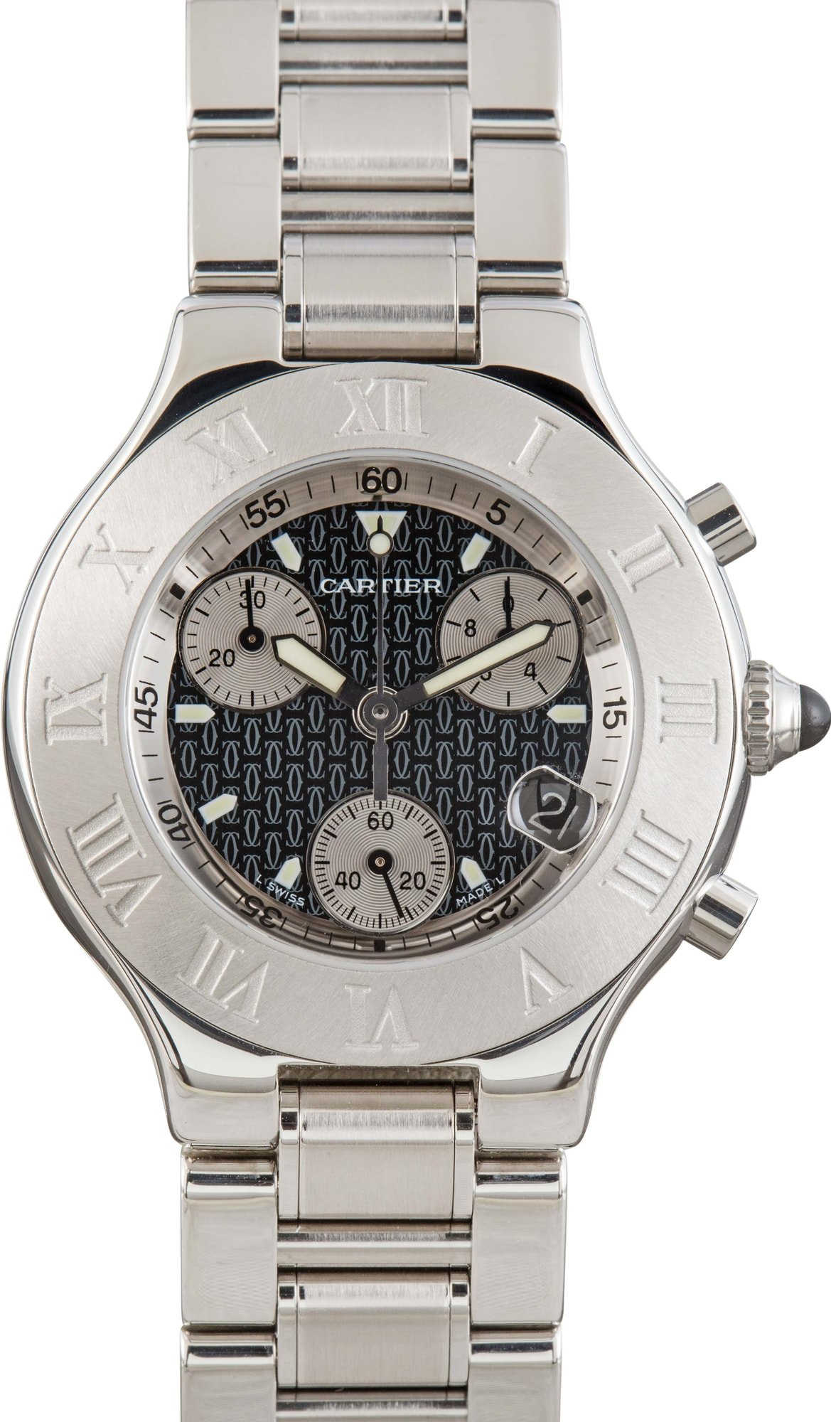 Buy Used Cartier Must De Cartier 21 W10172T2 | Bob's Watches - Sku