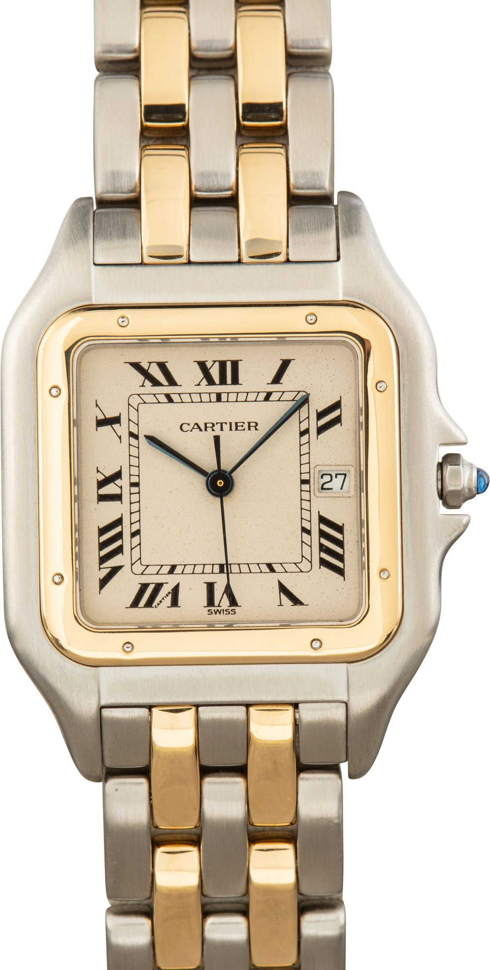 GOLDEN  ハネルレスアッフスニカ GWF00126F006862 25756 Cartier Panthere Jumbo Quartz 30mm 18k Yellow Gold/Stainless