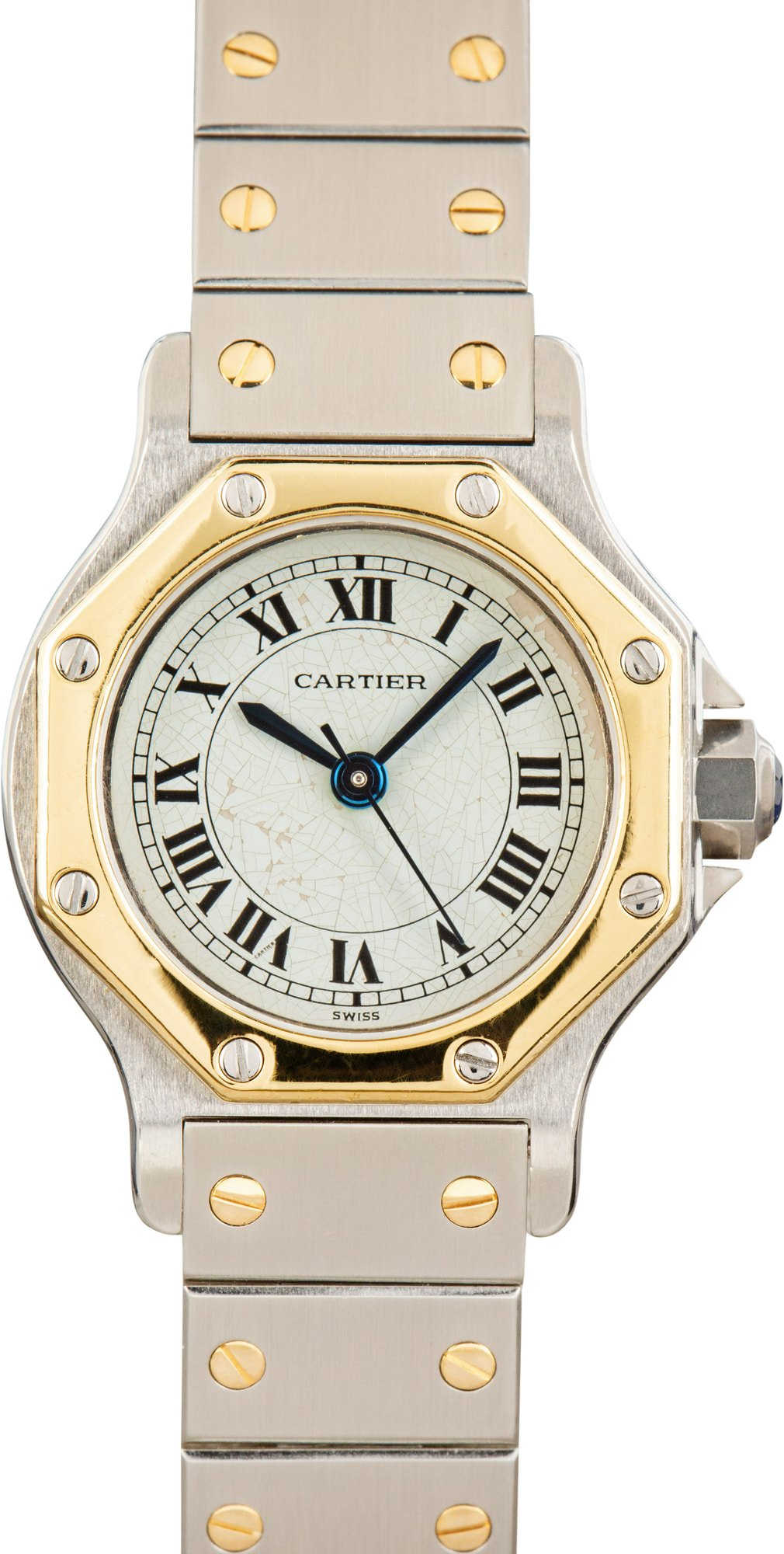 Ladies Cartier Santos Ref 187903 Two Tone