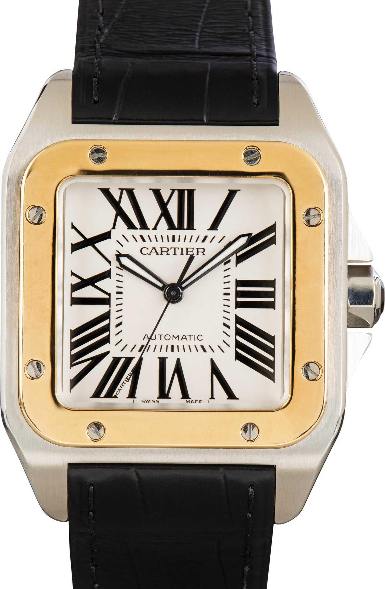 Cartier Santos 100 Steel & Gold