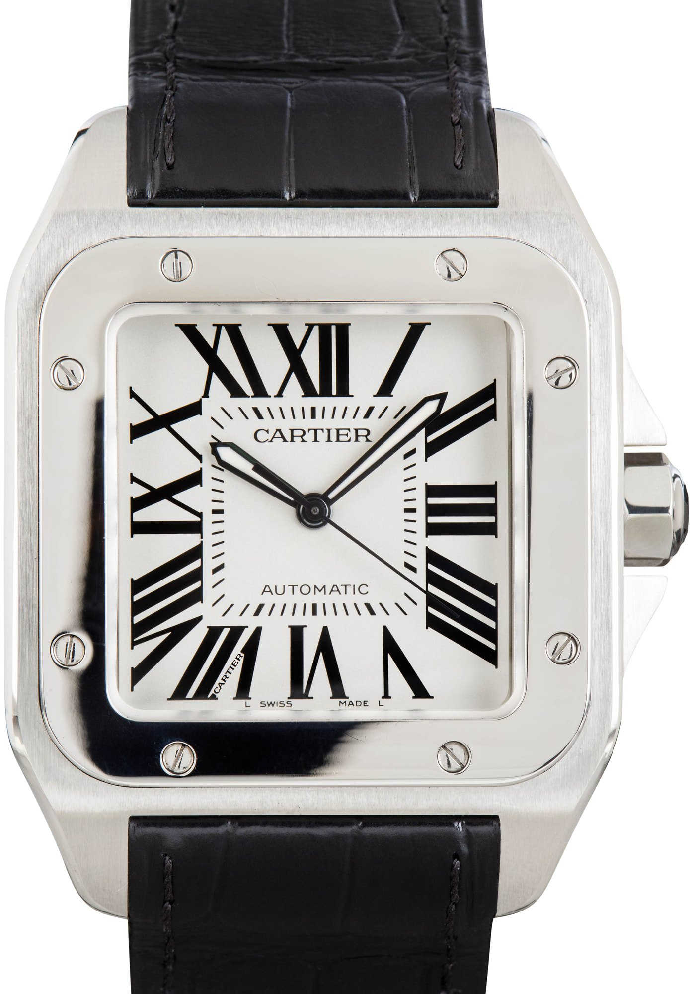 Cartier Santos 100 Ref W20073X8 Stainless Steel