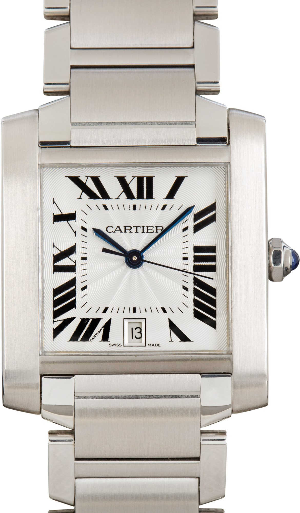 Cartier Tank Francaise W51002Q3 Silver Dial