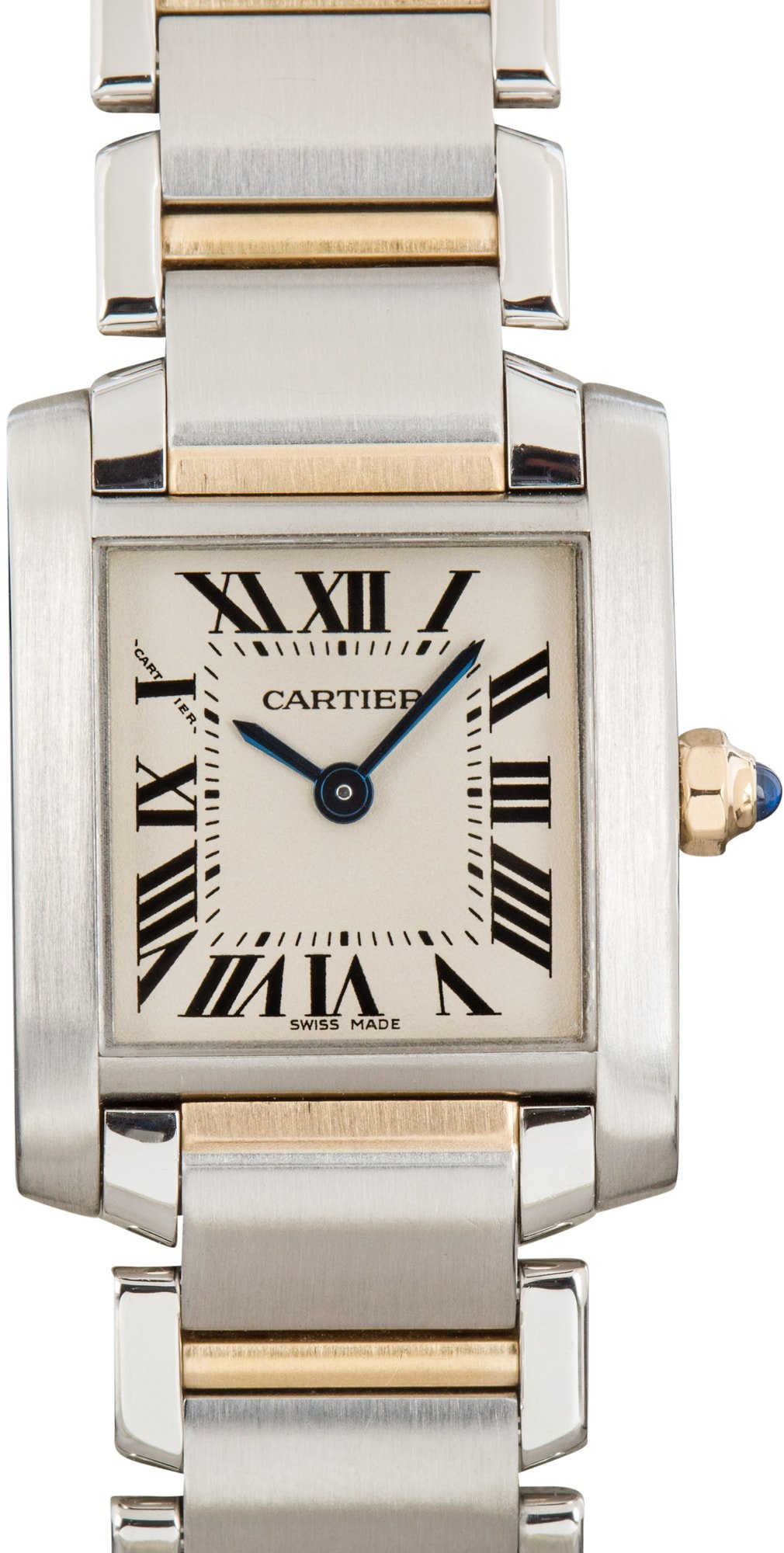 Cartier Tank Francaise W51007Q4 Small Steel & Gold Model