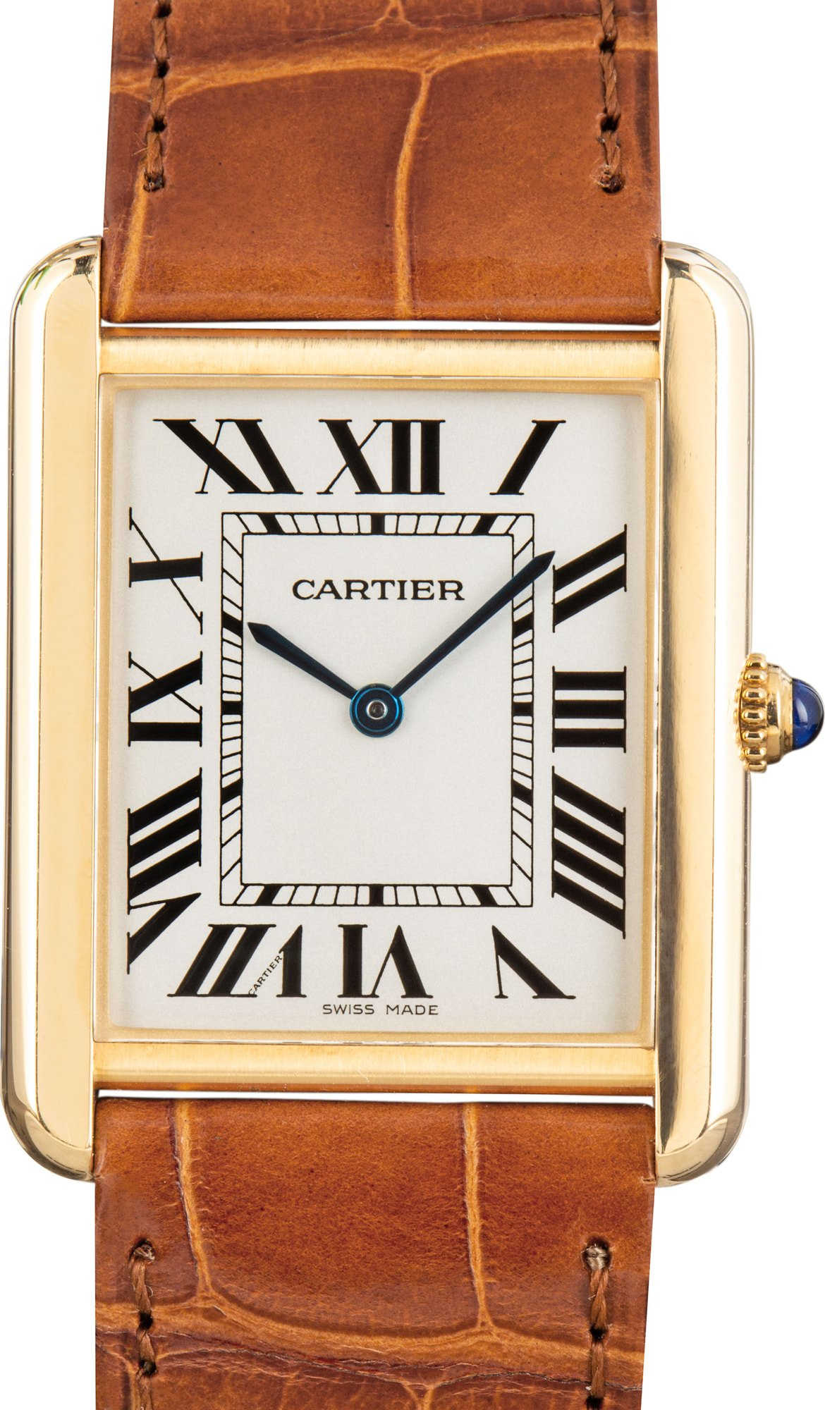 Cartier Tank Solo W1018855 Yellow Gold Large Model