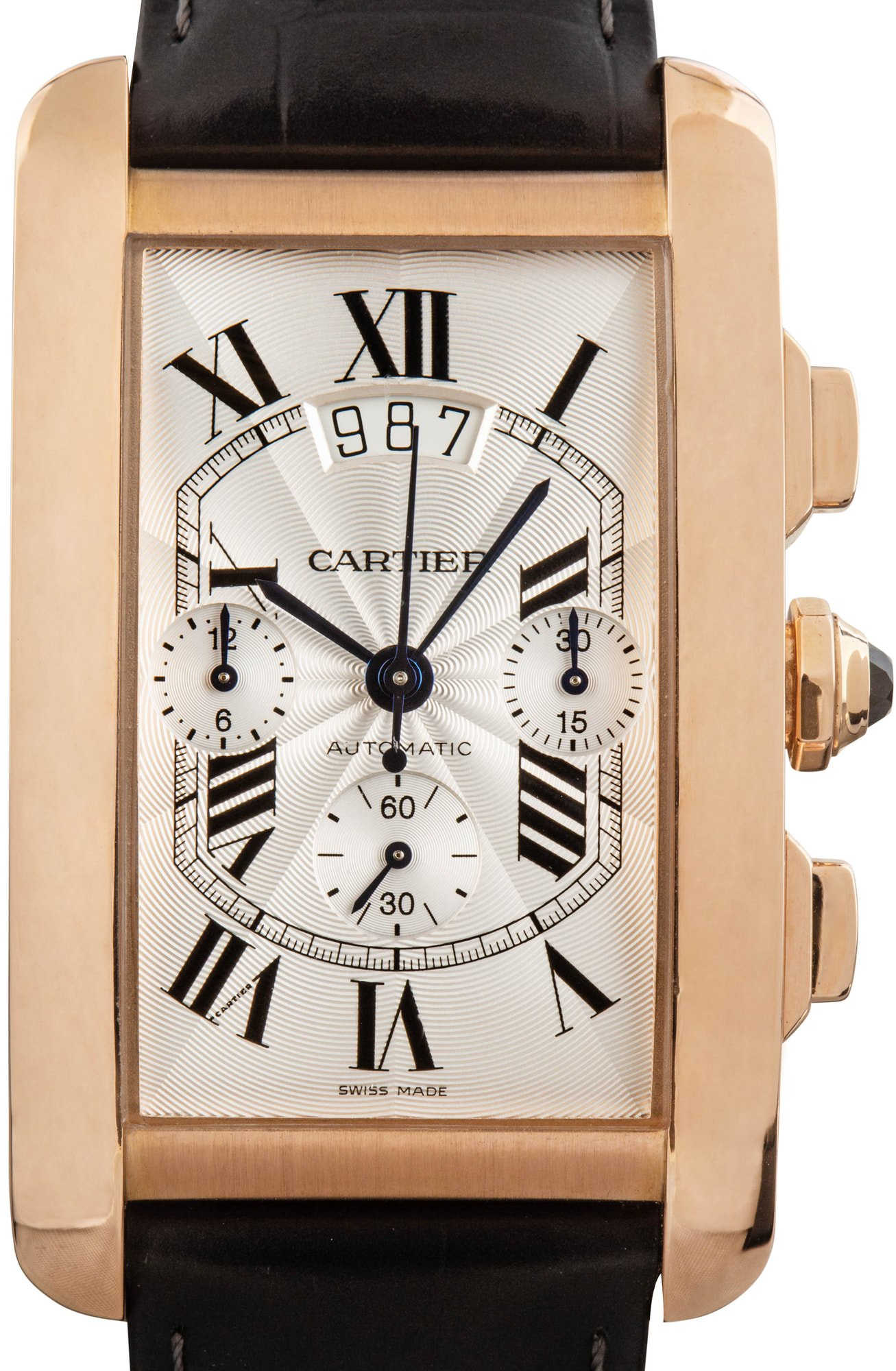Cartier Tank Americaine Ref W2609356 18k Rose Gold