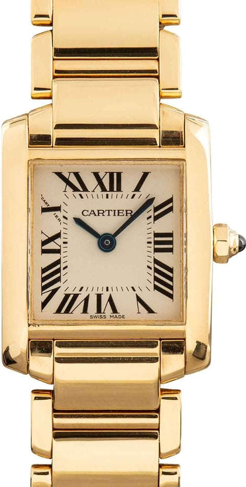 Pre owned cartier tank watch sale