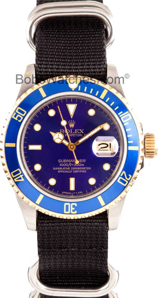 Pre-Owned Rolex Submariner Steel & Gold Transitional 16803