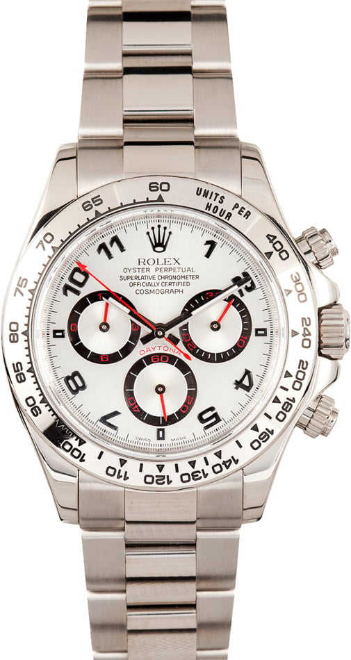 Rolex Cosmograph Daytona White Gold - Bob's Watches Rolex Cosmograph Daytona White Gold - Bob's Watches