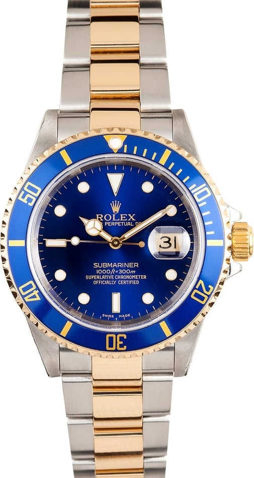 Rolex Two Tone Submariner 16613 5