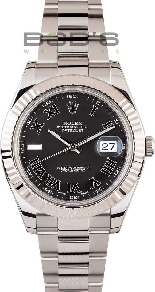 Rolex Datejust II 41mm Black 116334