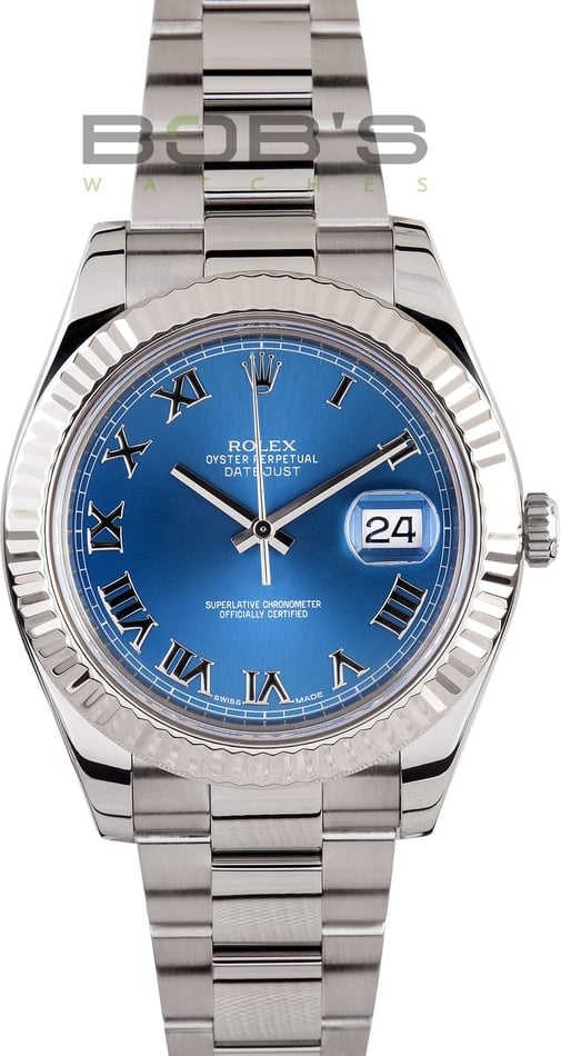 Rolex DateJust II 116334 Blue Roman