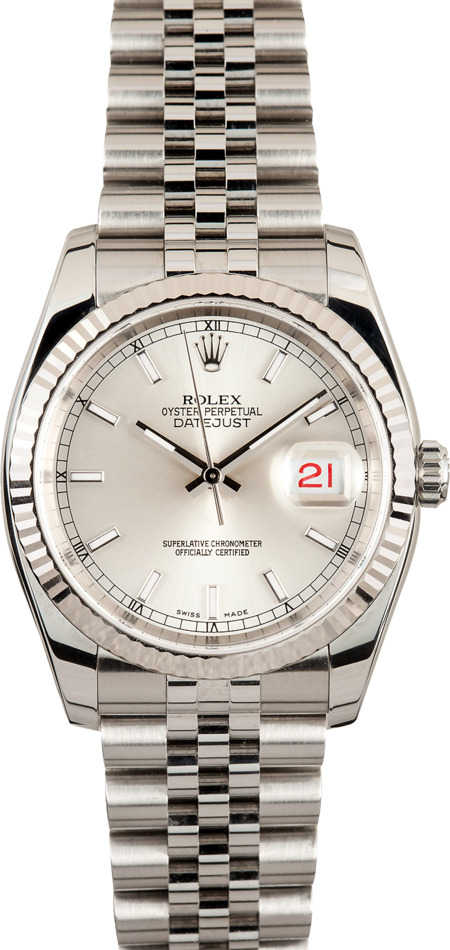 Mens Steel Rolex Datejust 116234
