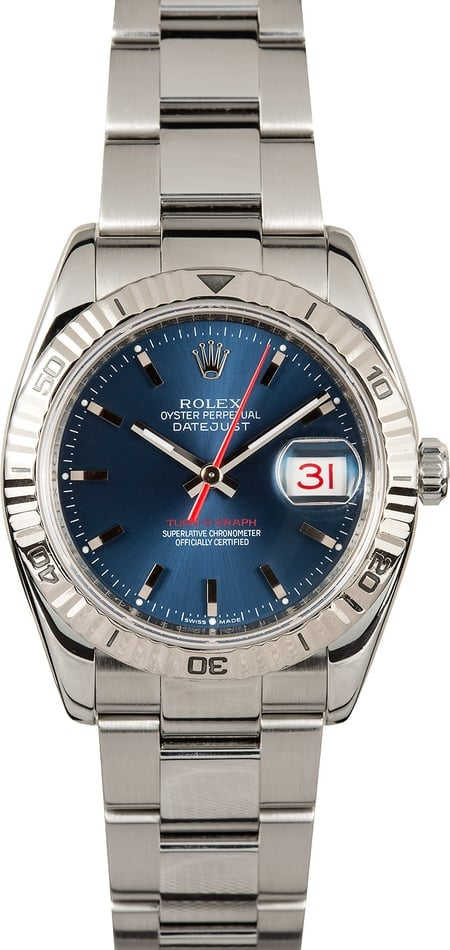 Rolex Thunderbird 116264 Blue "Turn-o-Graph"