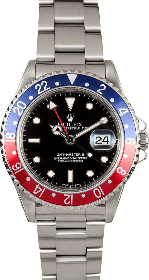 Rolex Pepsi GMT-Master II 16710 Certified Pre-Owned
