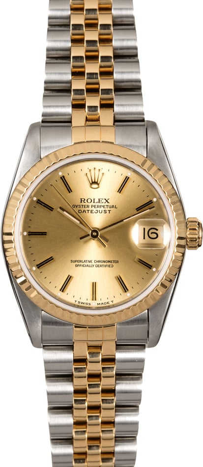 Buy, Trade & Sell Mid Size Rolex Datejust 68273 Custom Set