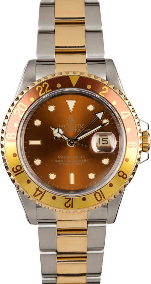 Rolex GMT-Master II Ref 16713 Root Beer Bezel