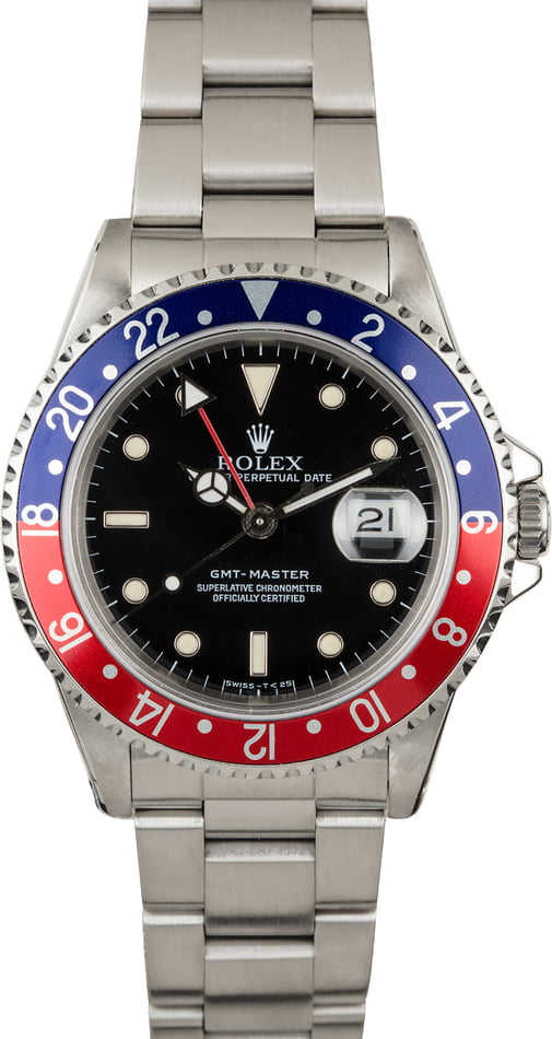 Pre-Owned Rolex GMT-Master 16700 "Pepsi" Bezel