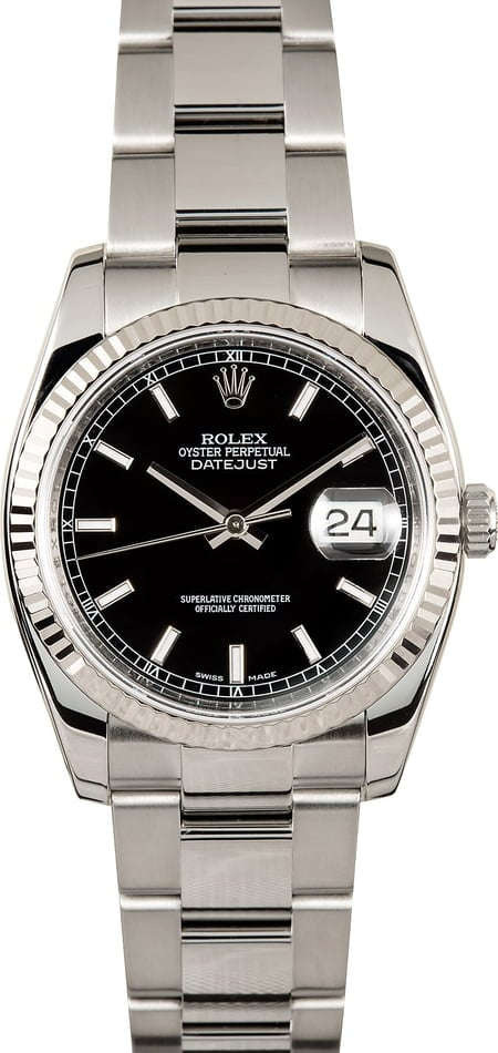 Men s Rolex Datejust 116234 Steel Oyster Bracelet