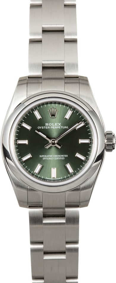 Rolex Oyster Perpetual Green - BobsWatches.com