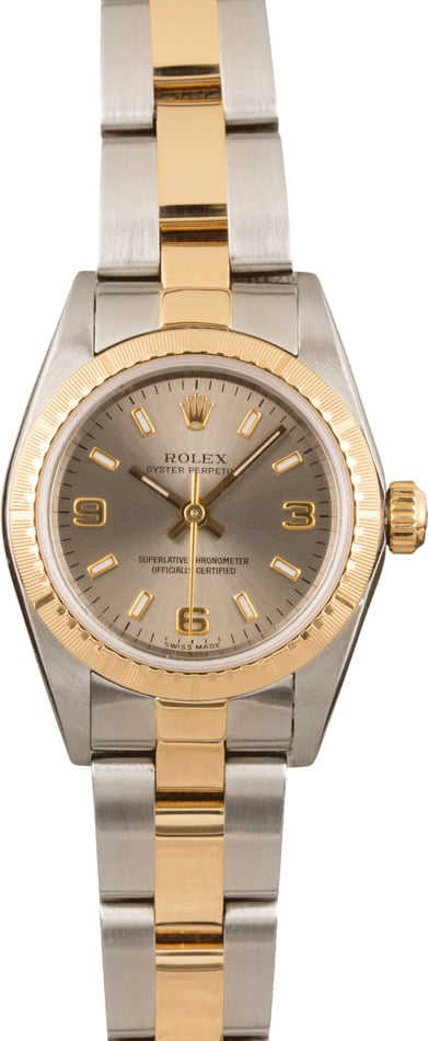 Buy Used Rolex Lady Oyster Perpetual 76243 | Bob's Watches - Sku